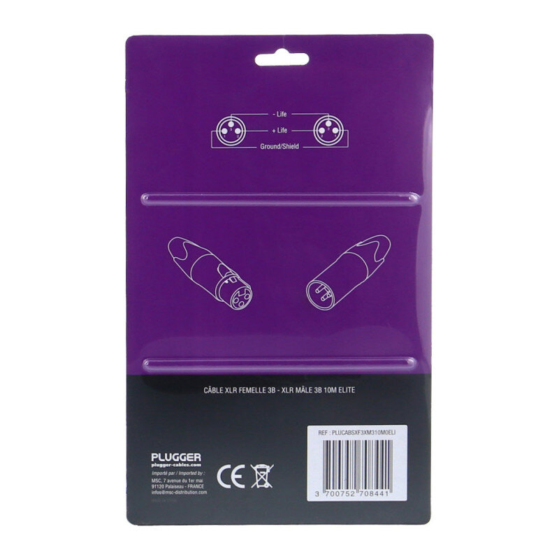 Plugger Cable XLR PLUCABSXF3XM36M00ELI   PLUCABSXF3XM36M00ELI - 2