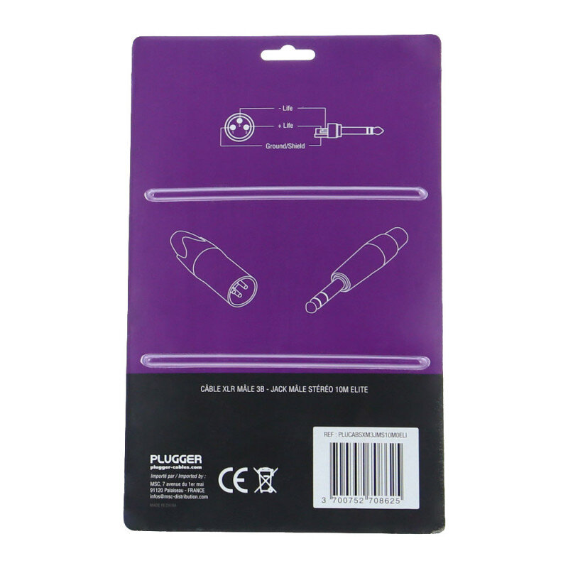Plugger Cable PLUCABSXM3JMS6M00ELI   PLUCABSXM3JMS6M00ELI - 3