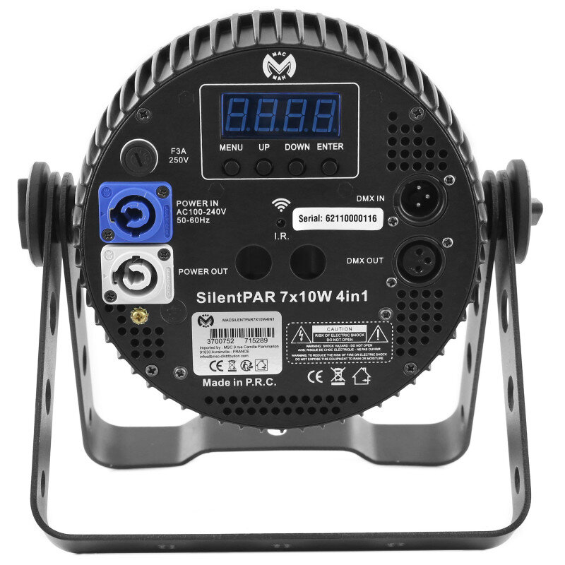 Mac Mah SilentPAR 7X10W 4IN1   MACSILENTPAR7X10W4IN - 7