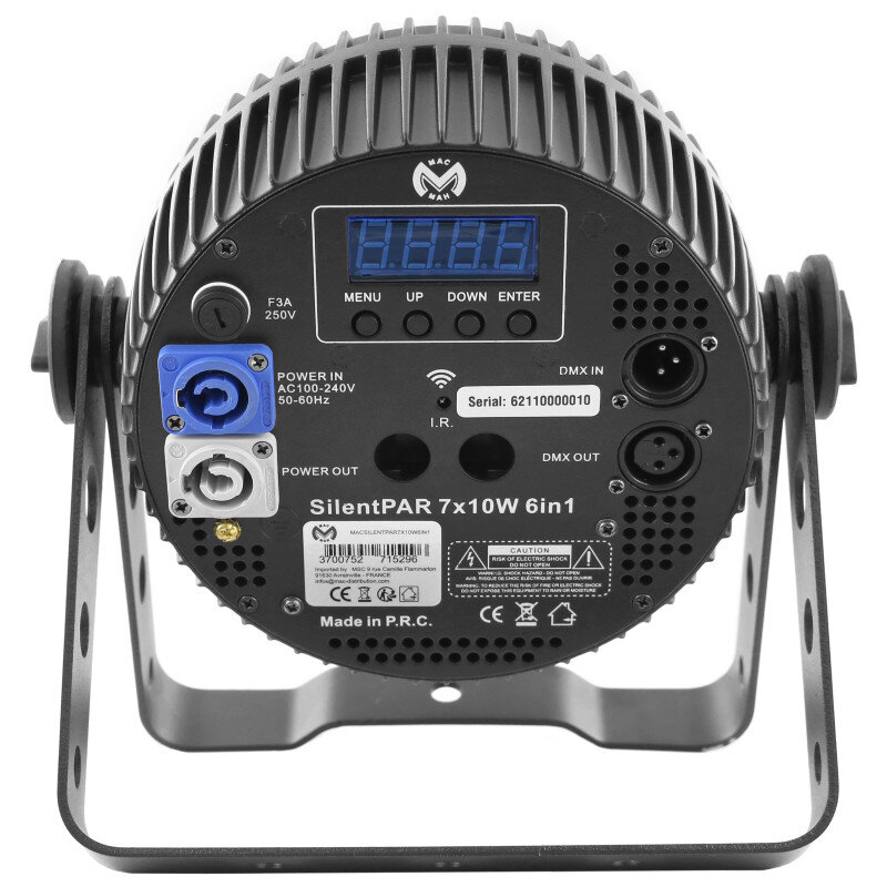 Mac Mah SilentPAR 7X10W 6IN1   MACSILENTPAR7X10W6IN - 7