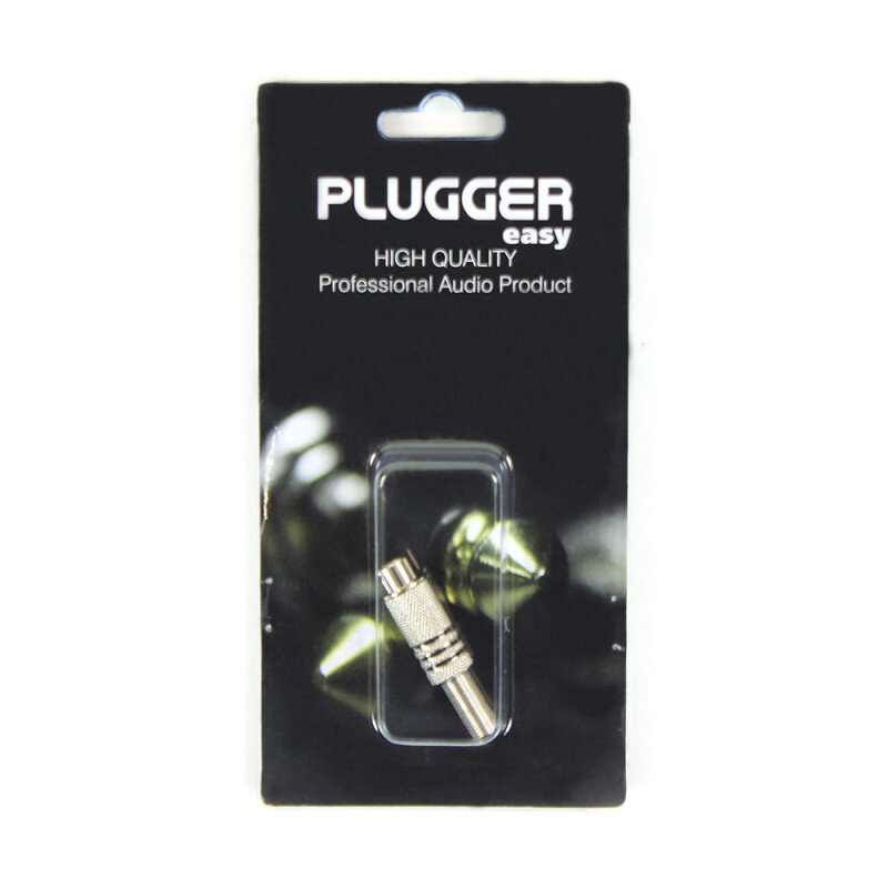 Plugger RCA Connector PLUCONRCAFBL   PLUCONRCAFBL - 1