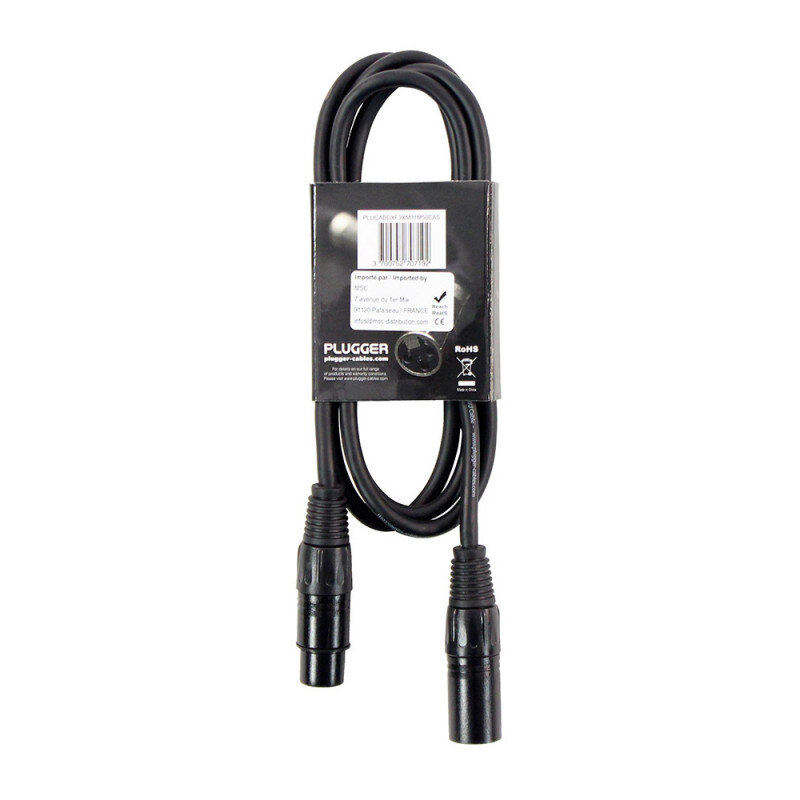 Plugger DMX XLR Cable PLUCABDXF3XM31M50EAS   PLUCABDXF3XM31M50EAS - 2
