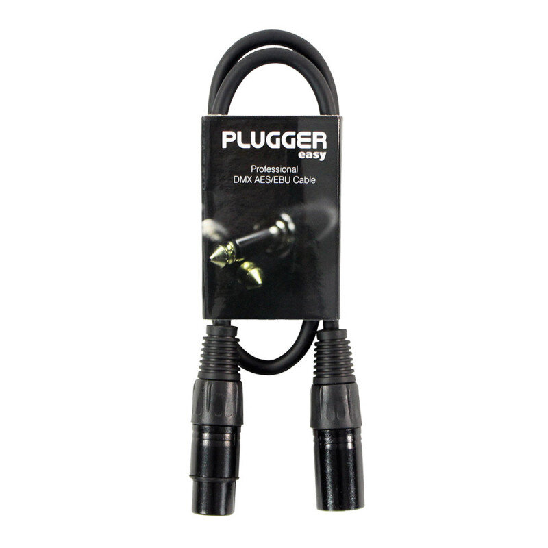 Plugger DMX XLR Cable PLUCABDXF3XM30M60EAS   PLUCABDXF3XM30M60EAS - 1