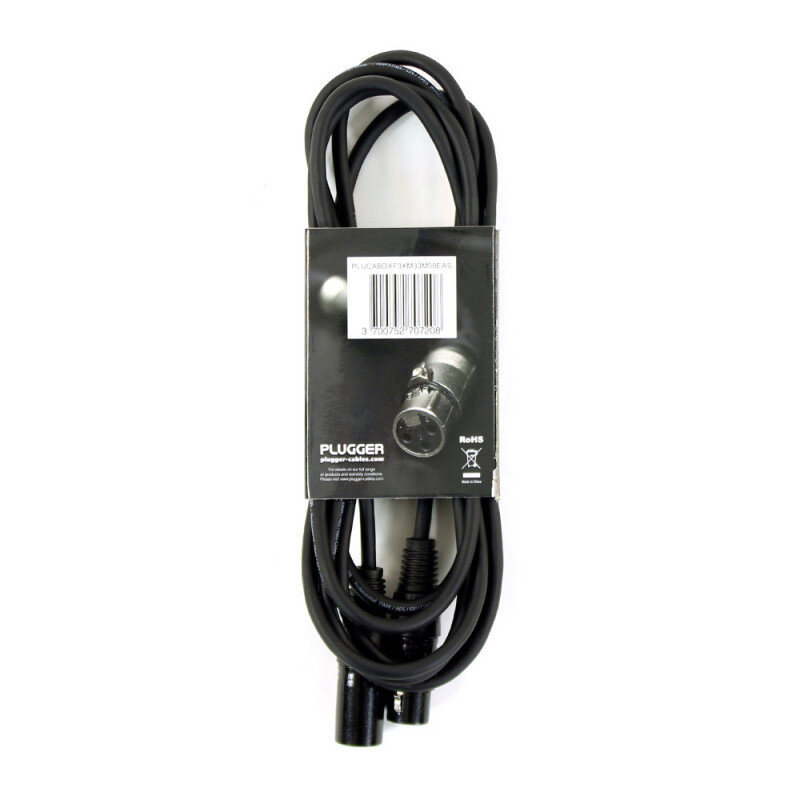 Plugger DMX XLR Cable PLUCABDXF3XM33M00EAS   PLUCABDXF3XM33M00EAS - 2