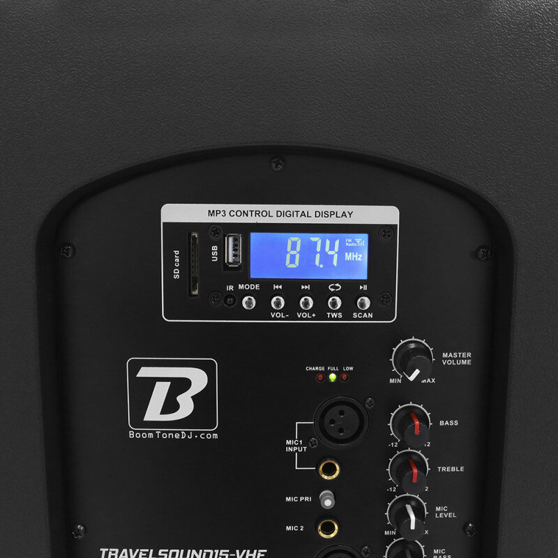 BoomTone DJ TRAVELSOUND15-VHF  BOOTRAVELSOUND15VHF - 7
