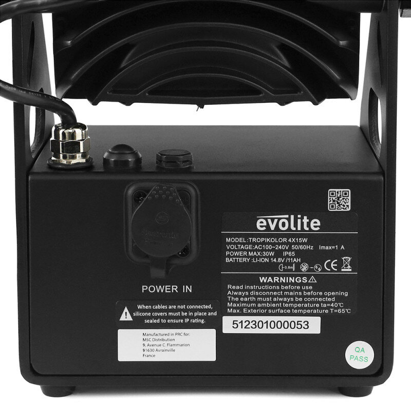 Evolite TROPIKOLOR 4X15W-FC EVOTROPIKOLOR4X15WFC - 8