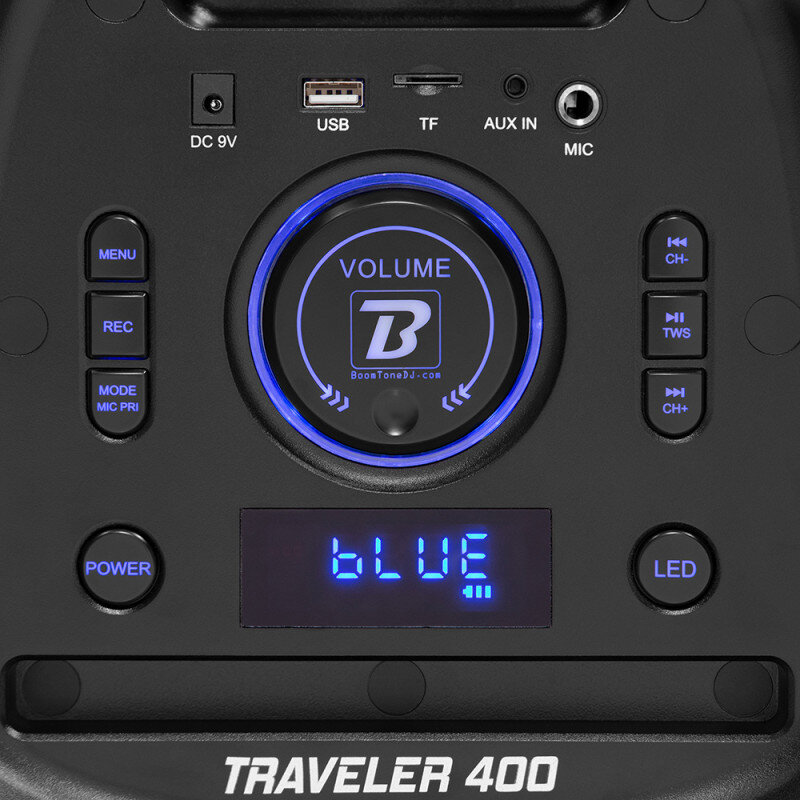 BoomTone DJ TRAVELER 400 BOOTRAVELER400 - 7