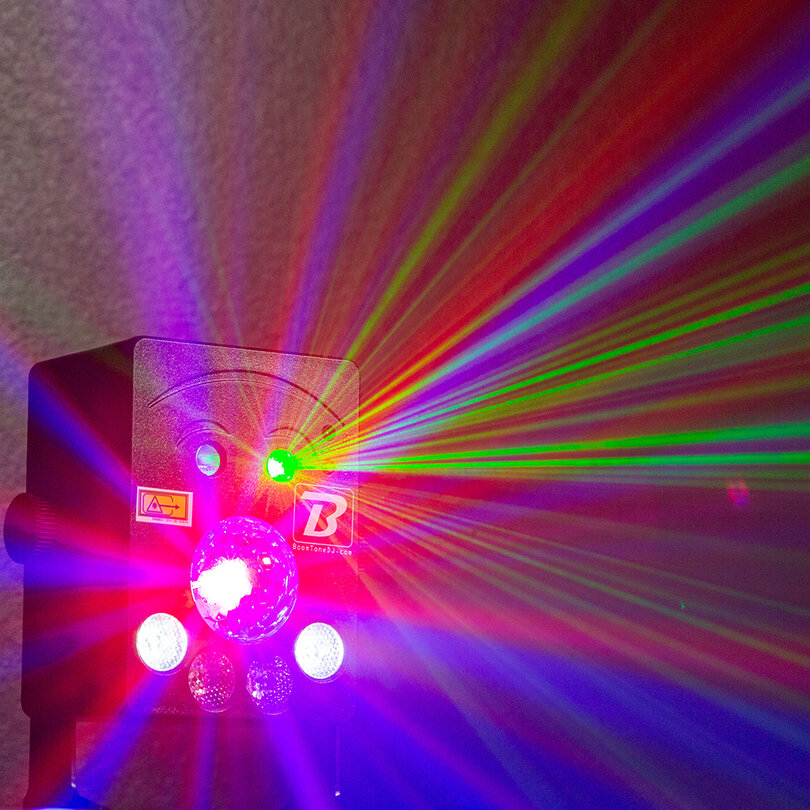 BoomTone DJ LightShow-BAT BOOLIGHTSHOWBAT - 16