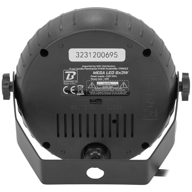 BoomTone DJ Mega LED 6X3W BOOMEGALED6X3W - 3