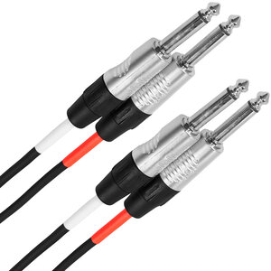 Plugger Male mono jack - male mono jack cable, 6 m OD4+4 R PLUCABBJMMJMM6M00TOU