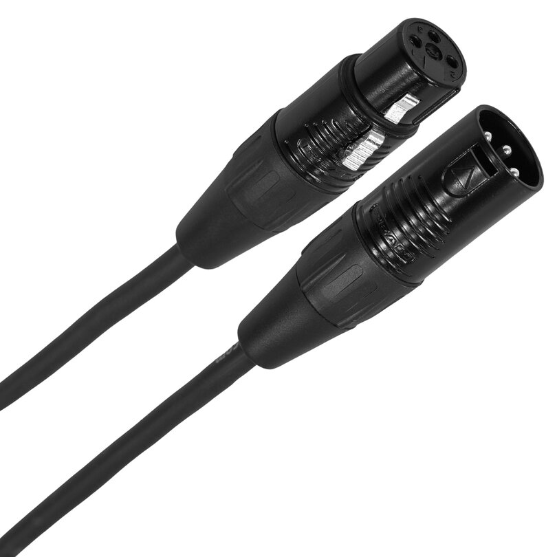 Plugger Female XLR 3p - male XLR 3p DMX cable, 15 m PLUCABDXF3XM315M0TOU