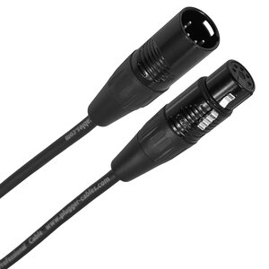 Plugger Female XLR 5p - male XLR 5p DMX cable, 10 m PLUCABDXF5XM510M0TOU