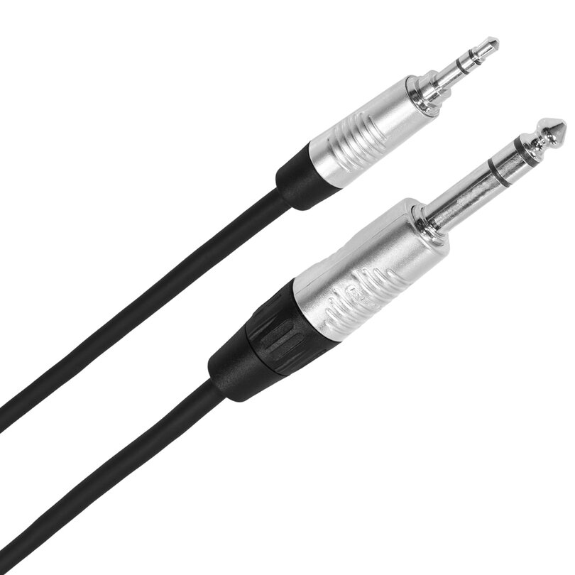Plugger Male stereo mini-jack - male stereo jack cable, 1  PLUCABSMMSJMS1M00TOU