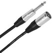 Plugger Male XLR 3p - male mono jack cable, 3 m PLUCABSXM3JMM3M00TOU