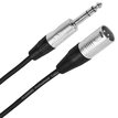 Plugger Male XLR 3p - male stereo jack cable, 3 m PLUCABSXM3JMS3M00TOU