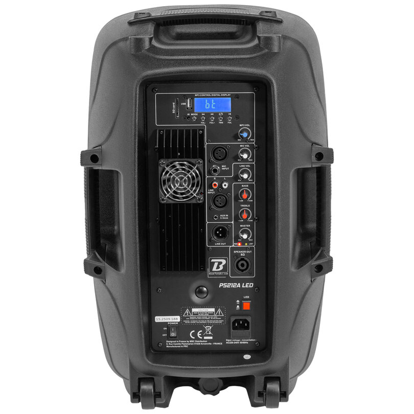 BoomTone DJ PS212A LED Set BOOPS212ALEDSET - 4
