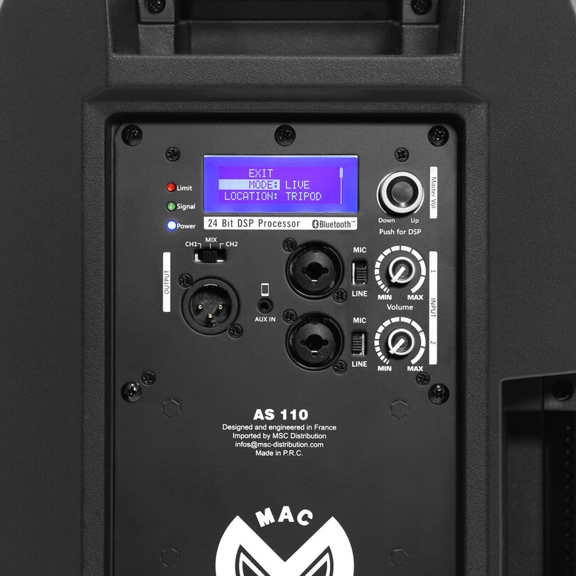 Mac Mah Pack AS 110 (la paire) + AS 812 Sub + Plugger ST18 MACAS110PACK7 - 7