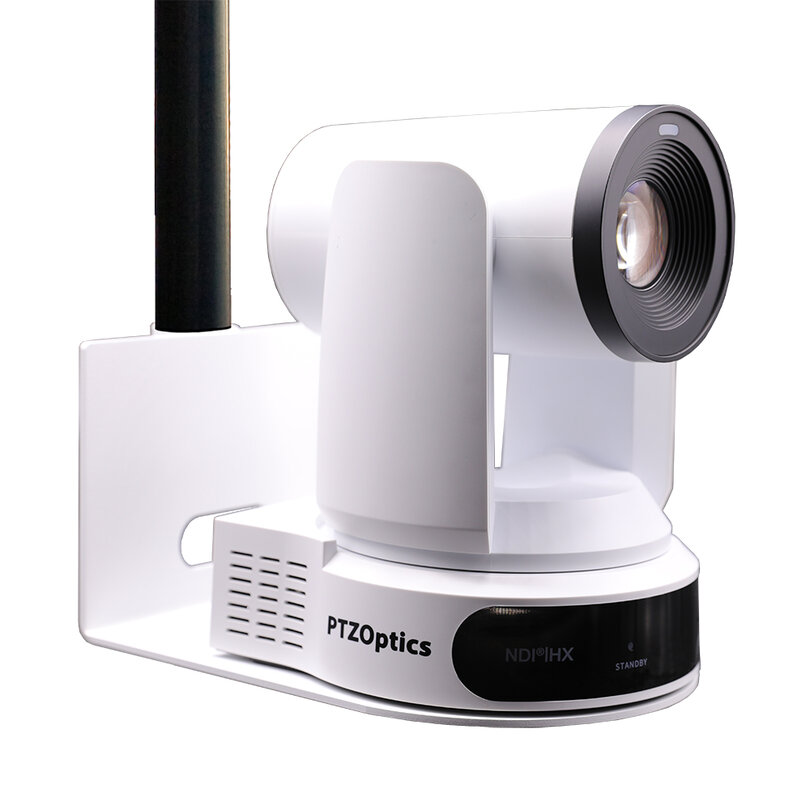 PTZOptics PTZ Camera Pole Mount (Large) white PT-PM-3-WH - 4