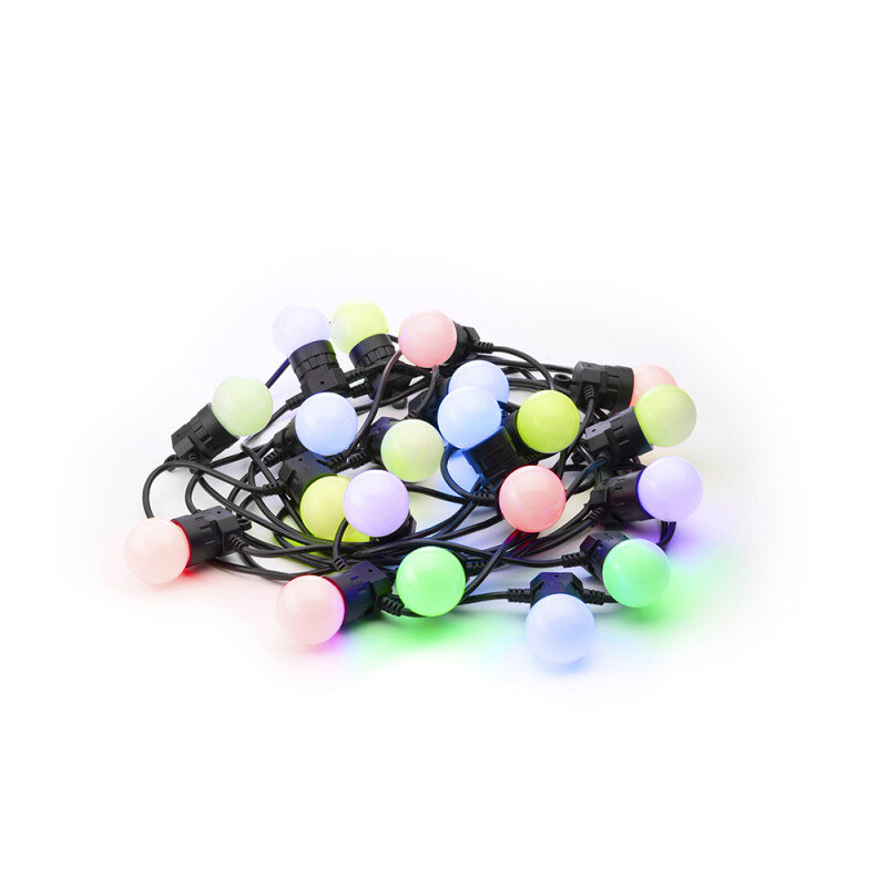 Twinkly PRO G45 Bulbs Strings 20 RGB LED - black  TW-PLC-G45-FR-20-STP-