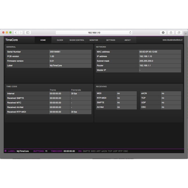 Visual Productions TimeCore TIMECORE - 4