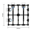 Yes Tech DANCE FLOOR FRAME 1 x 1 meters FLOORFRAME - 1